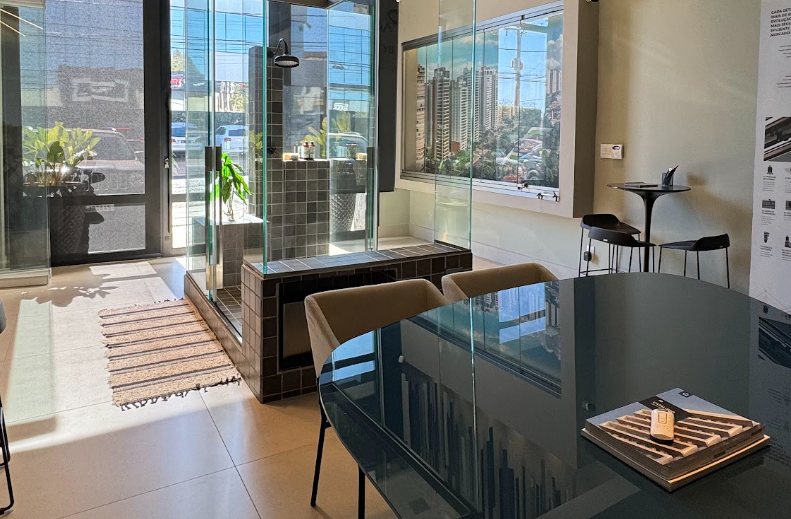 Showroom Casa Mansur com ambiente decorado